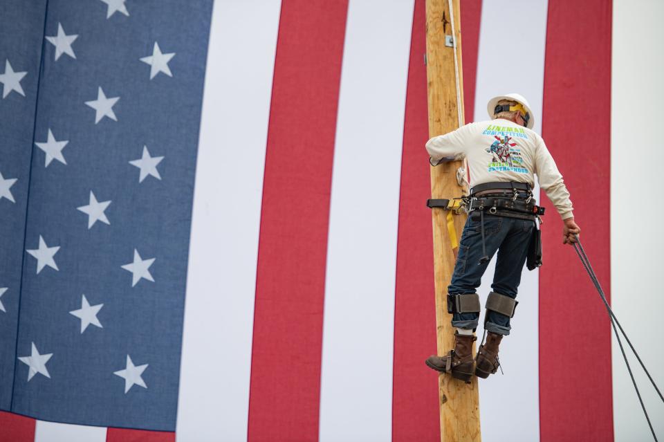 The 150 linemen, including 23 from Orlando Utilities Commission, showed off their skills and knowledge through activities and exercises.