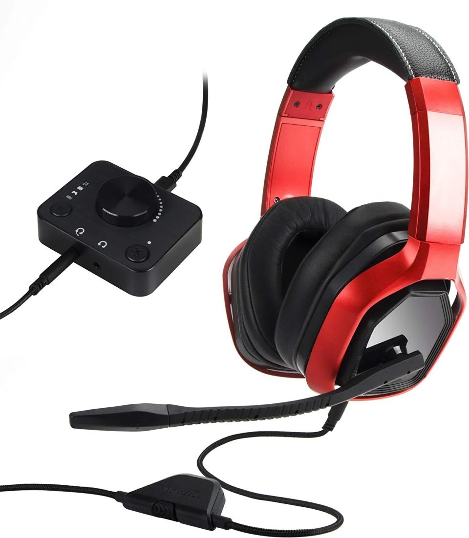 Image of Amazon Basics Gaming Headset against white background.