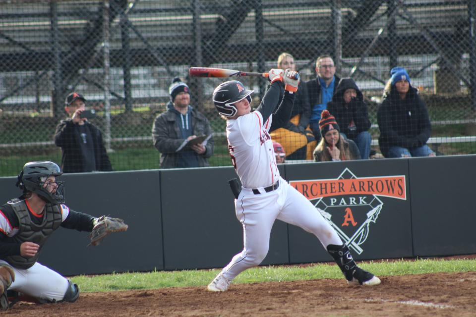 Ashland's Alex Grissinger had a big RBI single in the fourth inning.