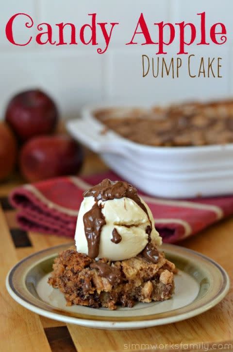 Candy Apple Dump Cake