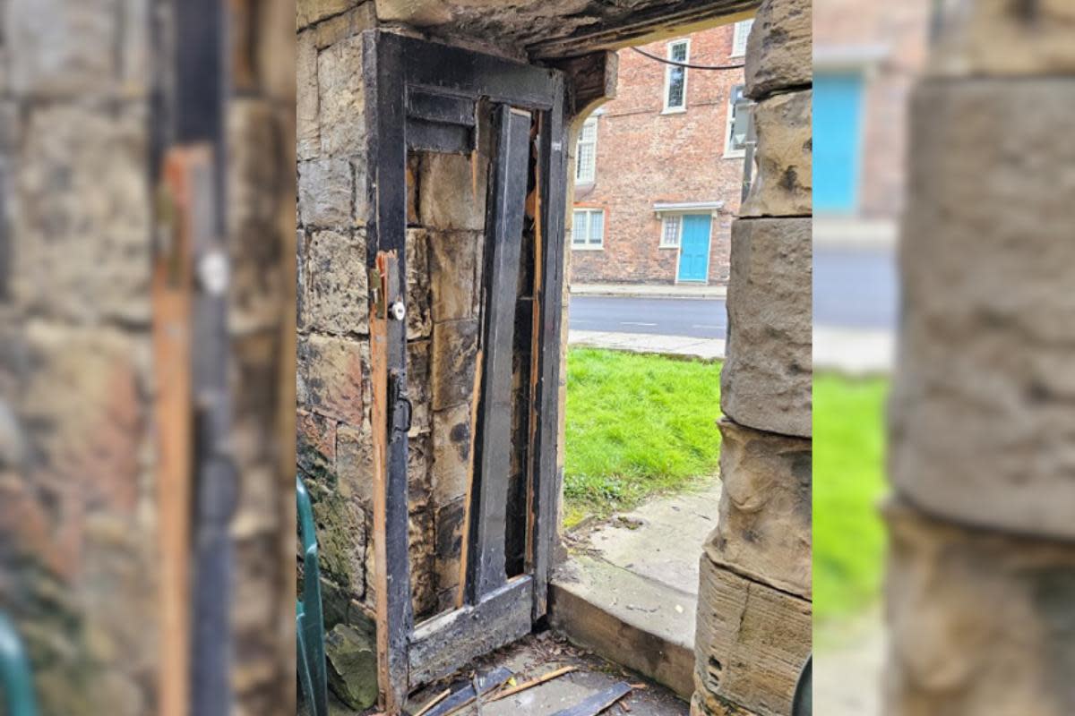 Vandals strike in Museum Gardens, York <i>(Image: North Yorkshire Police)</i>