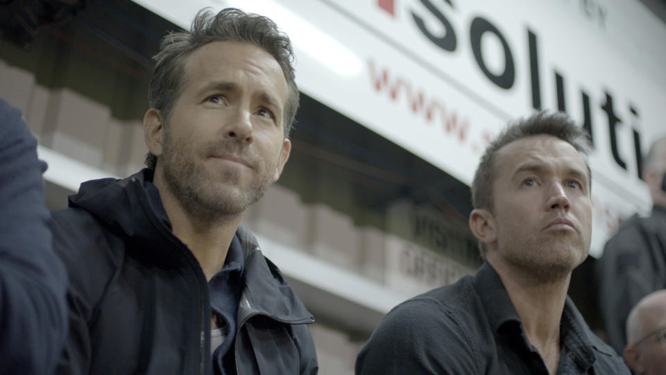 Ryan Reynolds and Rob McElhenney in 'Welcome to Wrexham' 