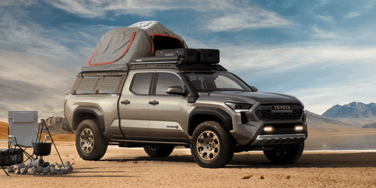 2024 toyota tacoma trailhunter press images