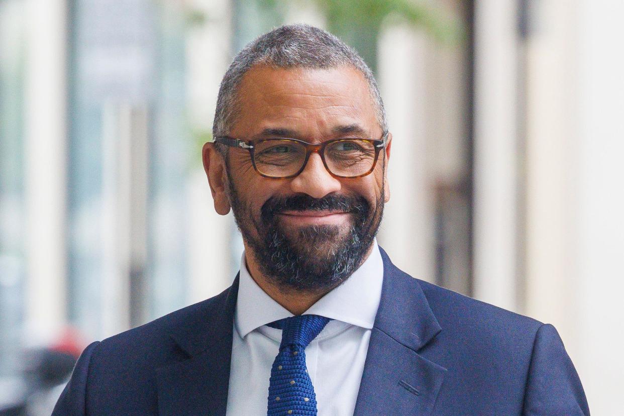 London, UK 26 May 2024 James Cleverly,  Home Secretary, at the BBC for Sunday with Laura Kuenssberg.