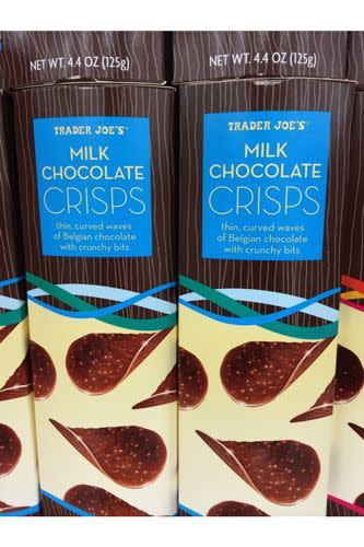 Milk Chocolate Crisps Chocolate that you can essentially eat like a potato chip? Yes.