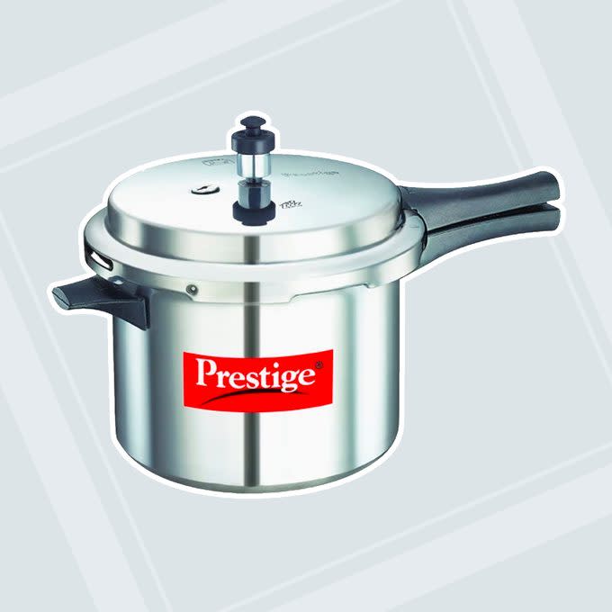 <a href="https://www.amazon.com/Prestige-PPAPC5-Popular-Pressure-Cooker/dp/B002RL8XB8/ref=sr_1_5?dchild=1&keywords=pressure+cooker&qid=1631246203&sr=8-5" rel="nofollow noopener" target="_blank" data-ylk="slk:Pressure Cooker;elm:context_link;itc:0;sec:content-canvas" class="link rapid-noclick-resp">Pressure Cooker</a>