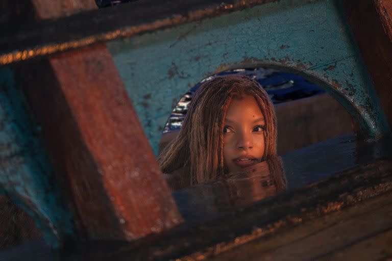 Halle Bailey como la Ariel de carne y hueso