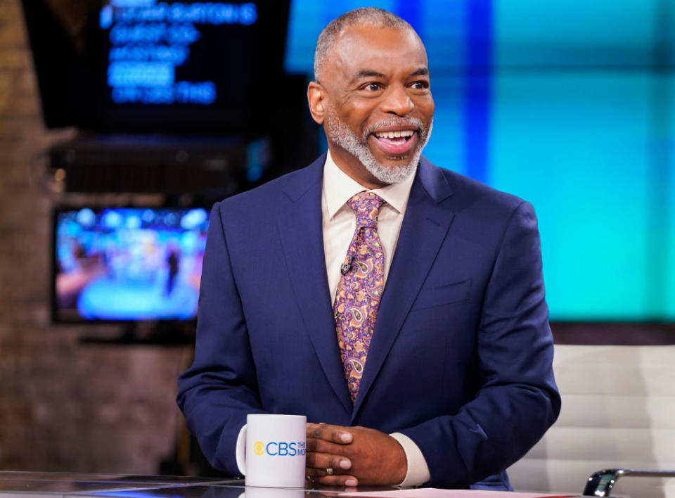 LeVar smiling on the CBS morning show