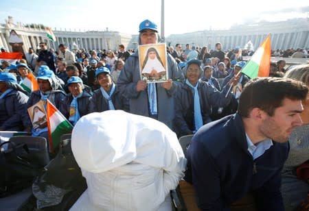 Mass for the canonisation of five persons at the Vatican