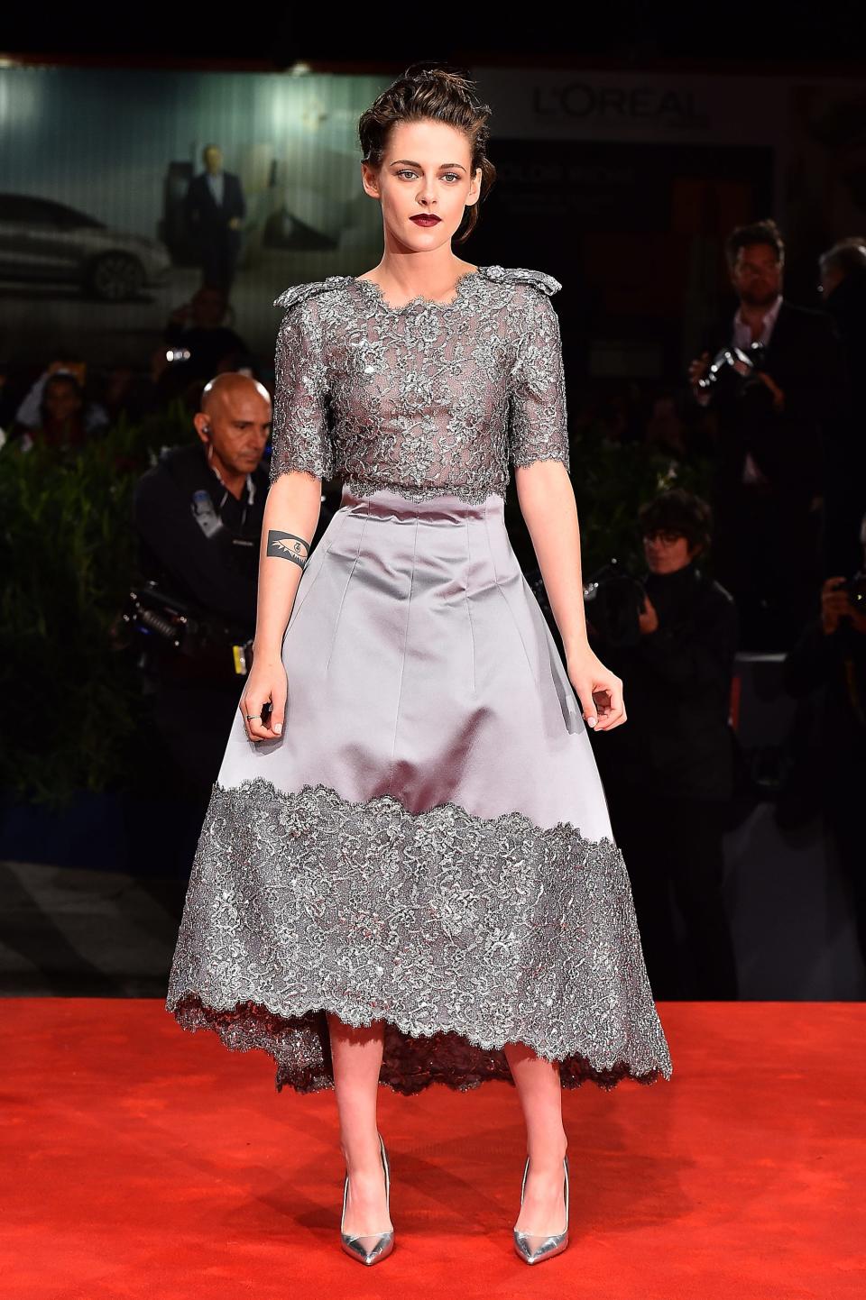 Kristen Stewart attends the 2015 Venice Film Festival.