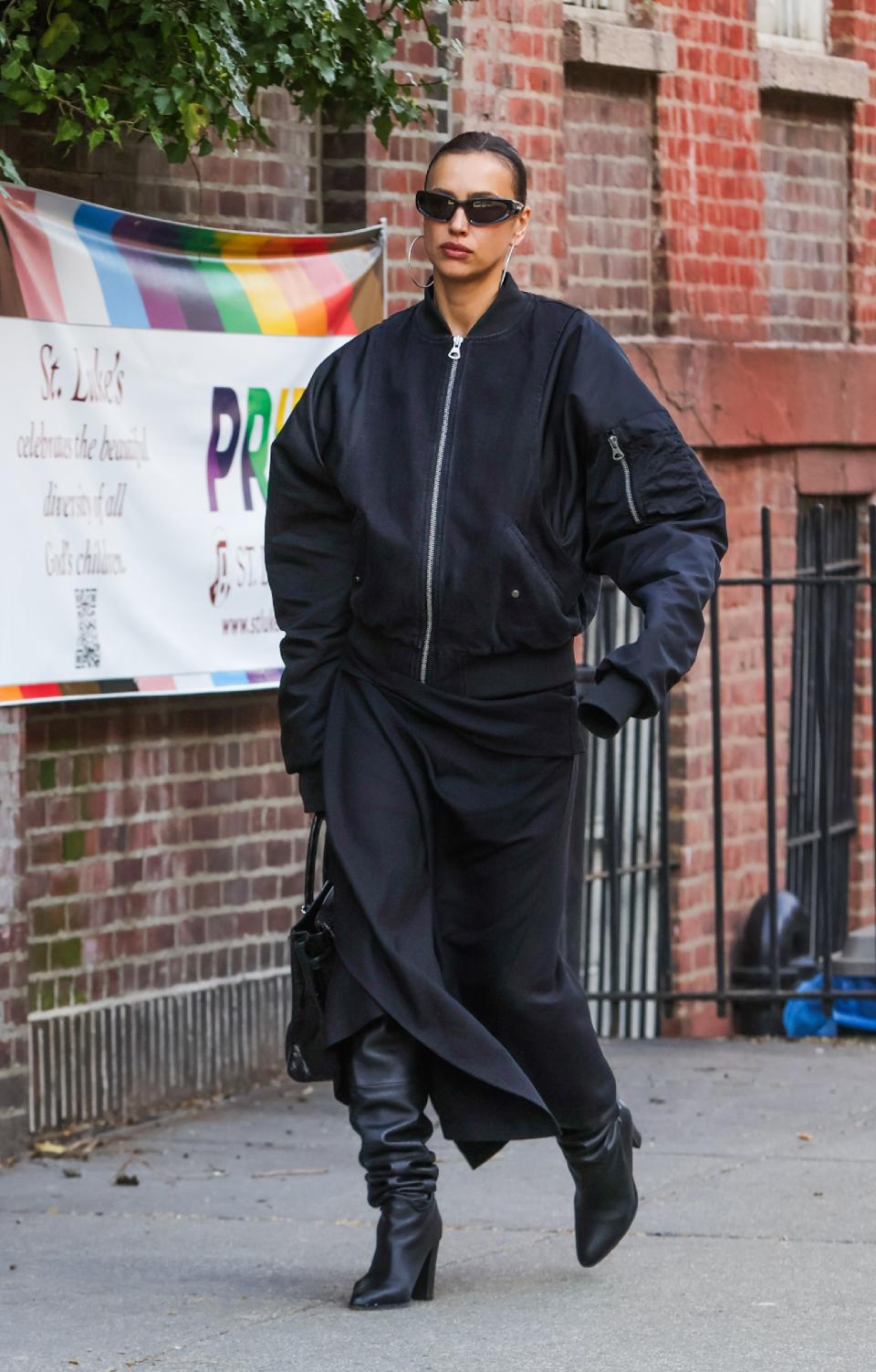 NEW YORK, NY - APRIL 8: Irina Shayk is seen on April 8, 2024 in New York, New York. (Photo by MEGA/GC Images)