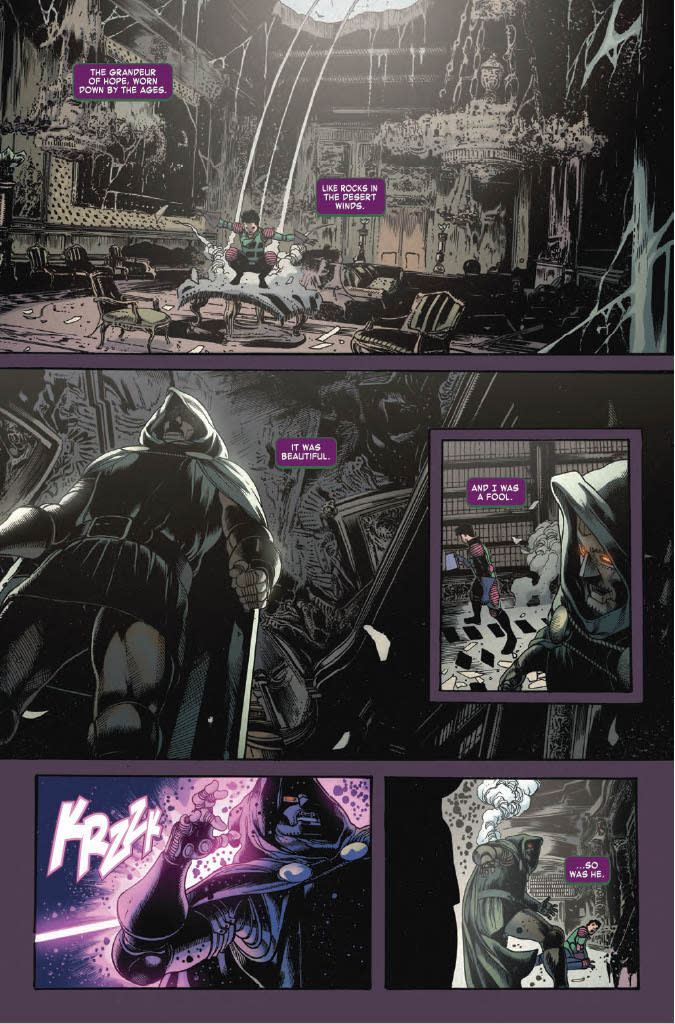 The fifth page from Kang the Conqueror issue one.