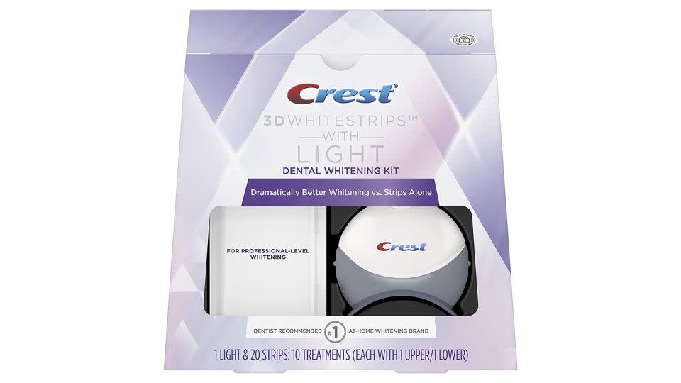 Crest 3D White Whitestrips With Light, Teeth Whitening Strips Kit  - Amazon