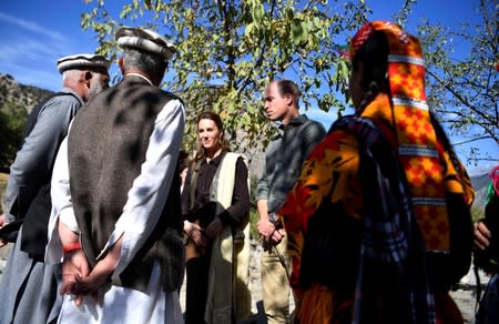 Britain's Prince William and Catherine, Duchess of Cambridge visit Pakistan