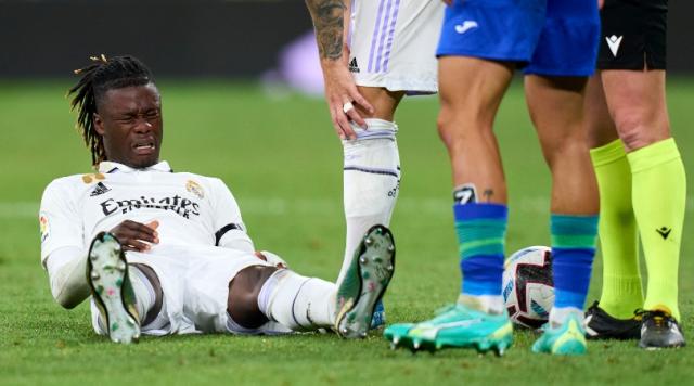 Injury blow for Real Madrid? Eduardo Camavinga requires ice pack for knee  just days from Champions League semi-final second leg against Man City