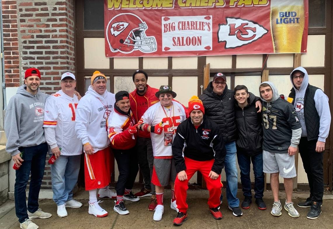 Chiefs fans in Philly have a friendly haven in Big Charlie’s, a local establishment that leans decidely Kansas City red during Chiefs games and would no doubt go ballistic over a Chiefs-Eagles Super Bowl.