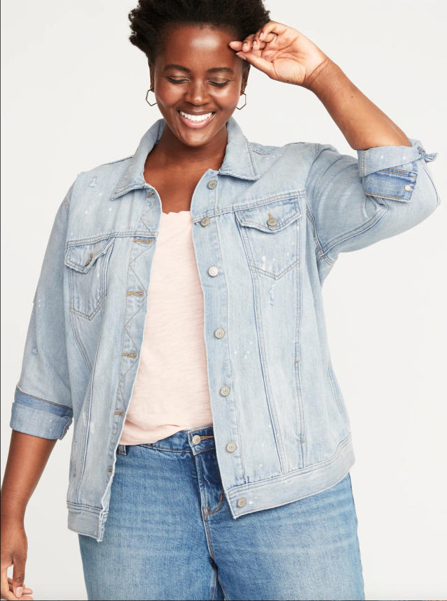 WOMEN'S OLD NAVY DENIM JACKET ~ RN 54023 ~ SIZE MEDIUM