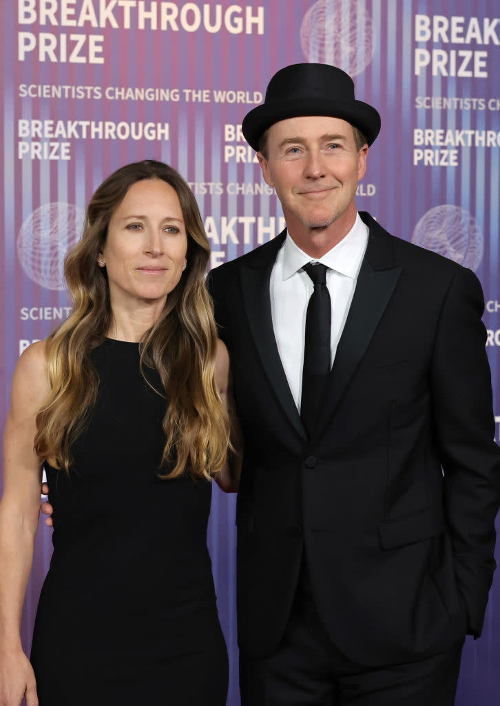 Shauna Robertson and Edward Norton