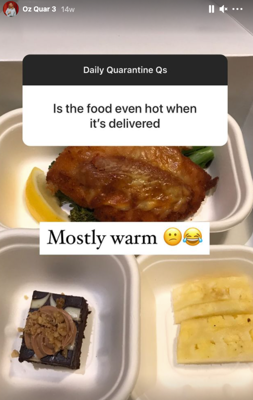 Cold food hotel quarantine tiktok