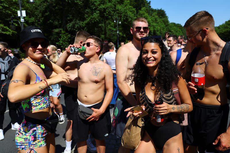 Techno parade in Berlin