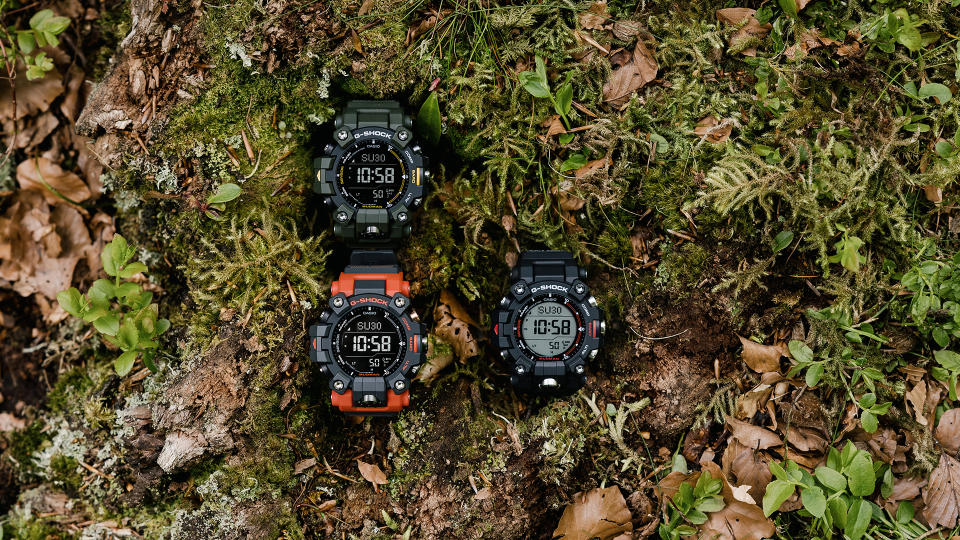 G-Shock Mudman in forest setting