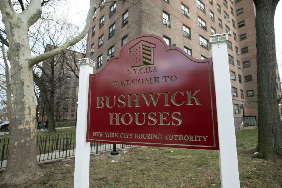 The Bushwick Houses are a sprawling public housing development in Brooklyn. Michael Nagle for NY Post