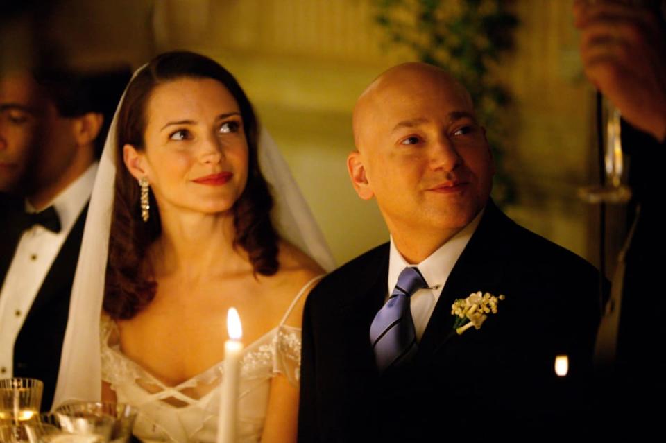 Film still from the Sex and The City episode where Charlotte York marries Harry Goldenblatt.