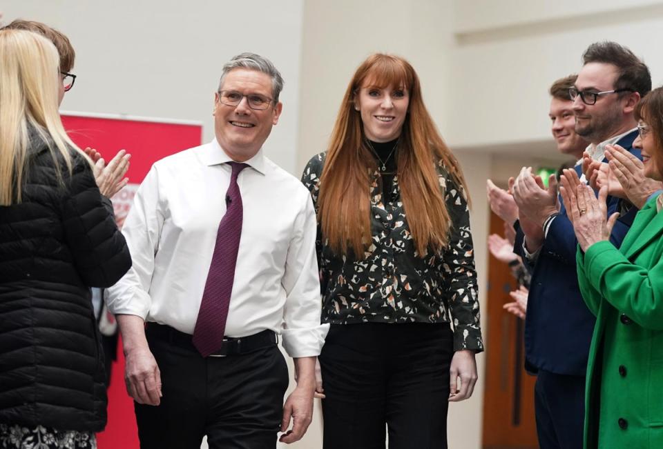 Labour leader Sir Keir Starmer with his deputy Angela Rayner (Getty Images)