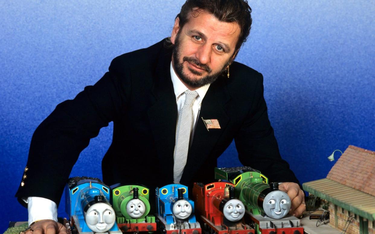 The first TV adaptation of the Thomas the Tank Engine books began in 1984 and featured Ringo Starr as narrator  - ITV/Shutterstock