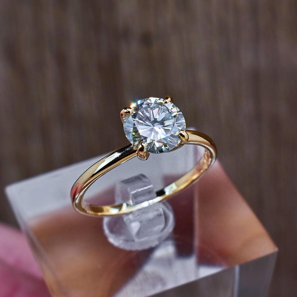 Bihls 14k gold engagement ring, engagement rings under 1000