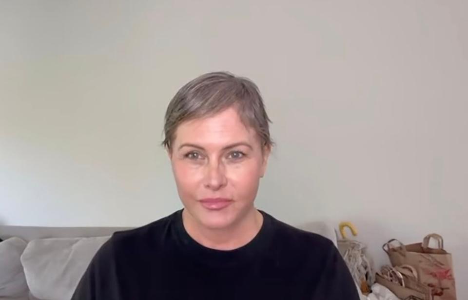 In a time-lapse video, Eggert buzzed off her short ‘do. Instagram / @_nicole_eggert