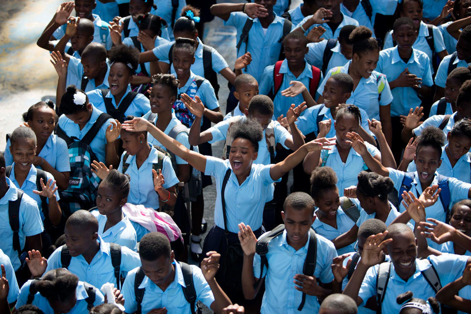 Back to school in Port-au-Prince, Haiti,