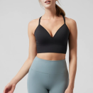 Pullover sports bras don't have to feel suffocating, and this V-neck bestseller from Athleta proves exactly that. It has molded cups and a longline fit so you can comfortably wear it as a top during workouts. $54, Athleta. <a href="https://athleta.gap.com/browse/product.do?pid=566666002" rel="nofollow noopener" target="_blank" data-ylk="slk:Get it now!" class="link ">Get it now!</a>