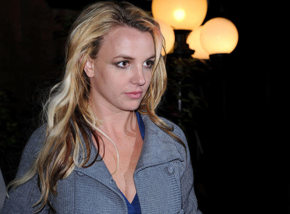 Britney Spears walking around New York