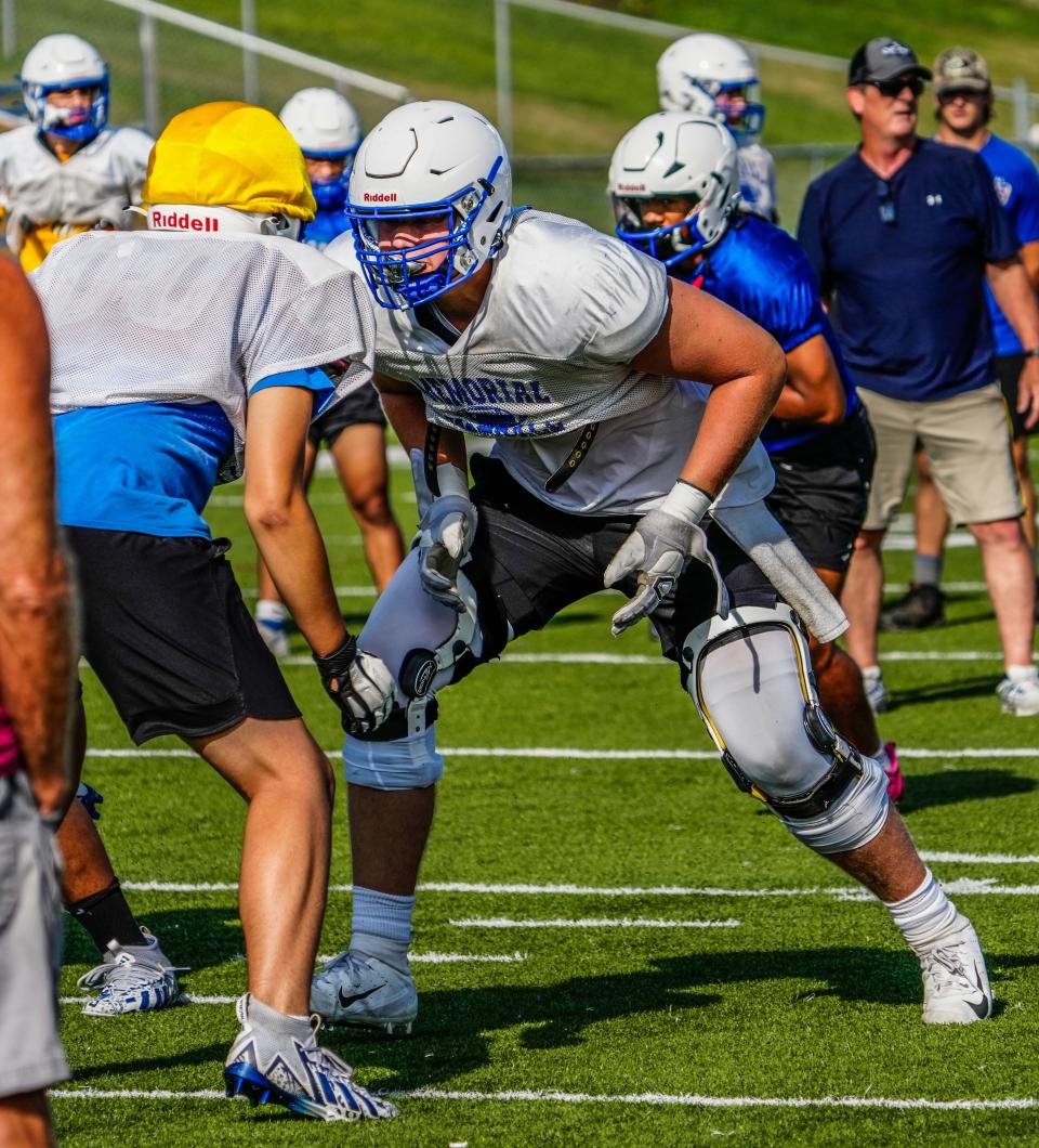 Waukesha Catholic Memorial lineman Owen Strebig is one of the best players in the state for the 2025 class.