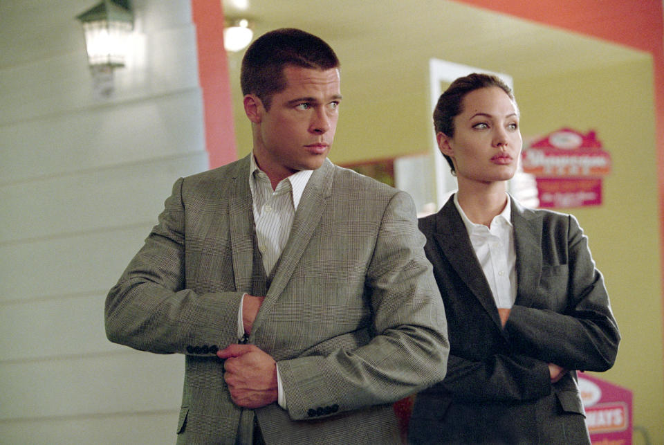 A still from the movie Mr. and Mrs. Smith