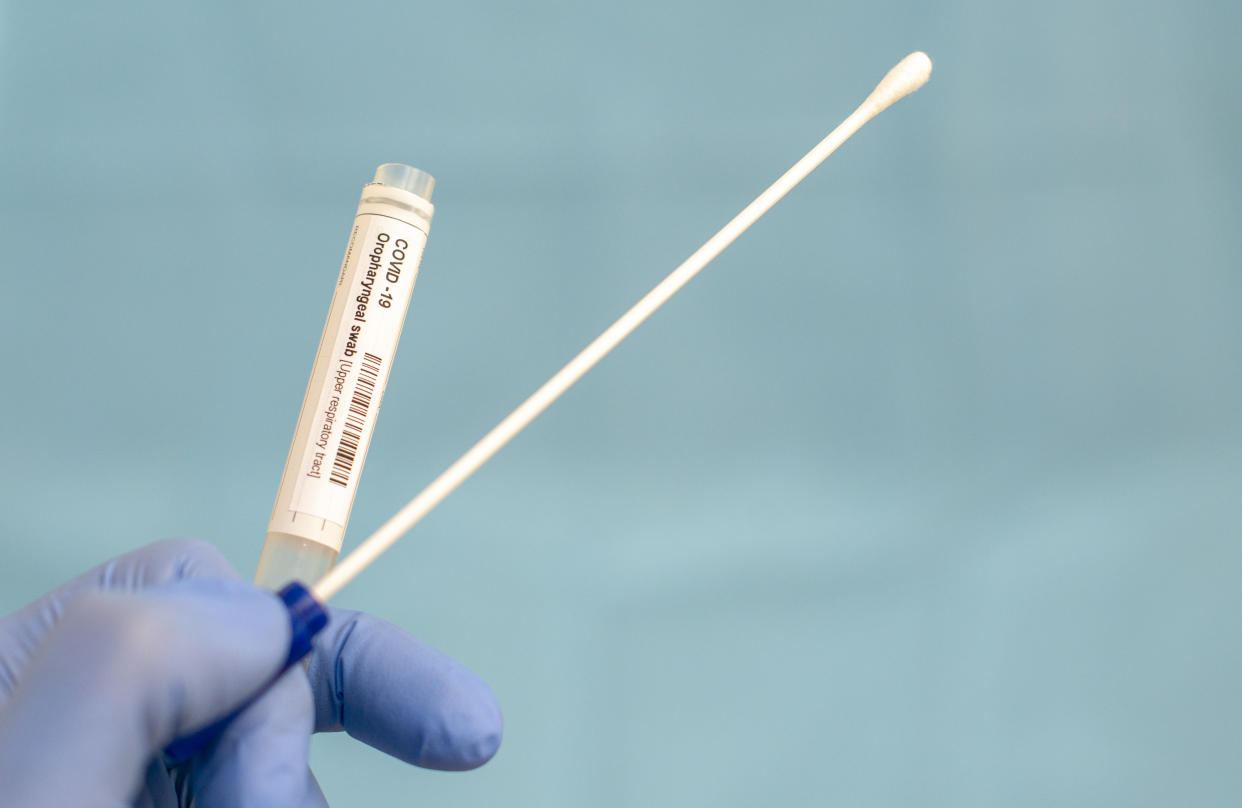 Most tests for the new strain of coronavirus involve taking a swab sample for analysis