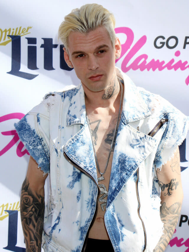 Aaron Carter Performs at Flamingo Go Pool