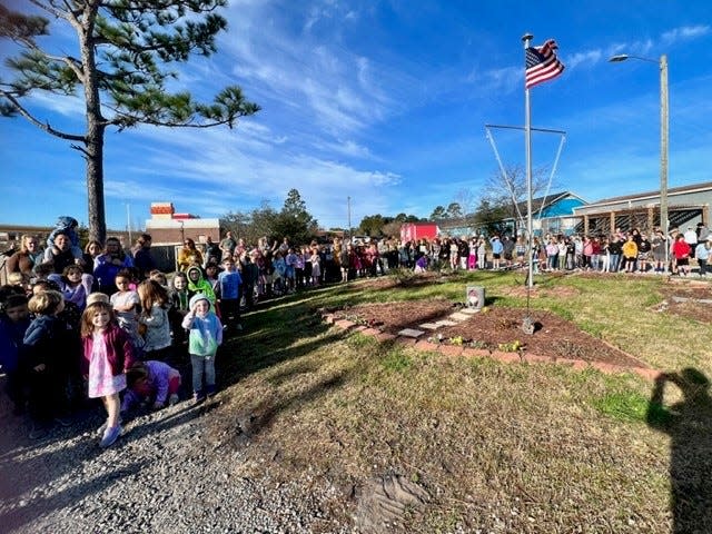 Island Montessori Charter School broke ground on a new multipurpose building on Friday.