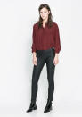 <a href="http://www.zara.com/uk/en/new-this-week/woman/skinny-trousers-with-coated-seams-c287002p1344527.html" rel="nofollow noopener" target="_blank" data-ylk="slk:Zara skinny trousers with coated seams;elm:context_link;itc:0;sec:content-canvas" class="link ">Zara skinny trousers with coated seams</a>, £29.99<br>