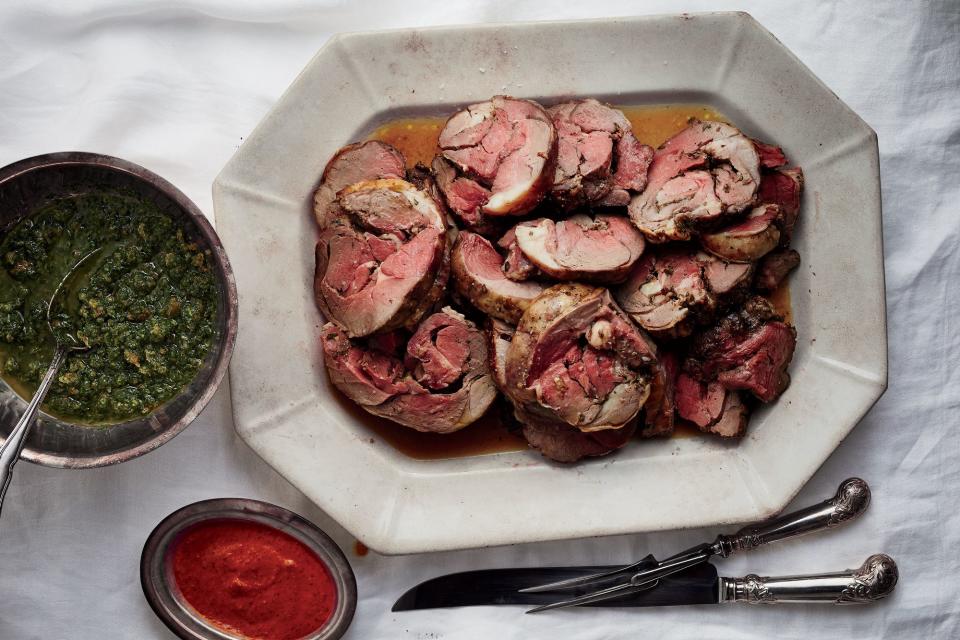 Braised Lamb With Rosemary and Garlic