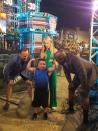 <p>It’s pretty awesome meeting future Ninja Warriors, especially when they strike a pose. #Flex — @mattiseman </p>