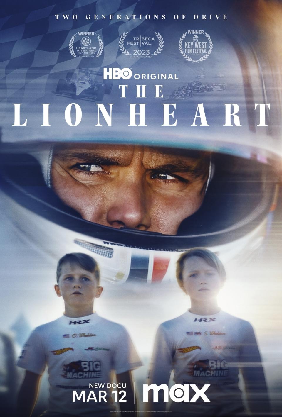 This image released by Max shows promotional art for the HBO documentary "The Lionheart," premiering March 12. (Max via AP)