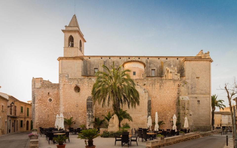 Church of Sant Andreu Santanyi Mallorca mediterranean beach break summer 2022 - Getty