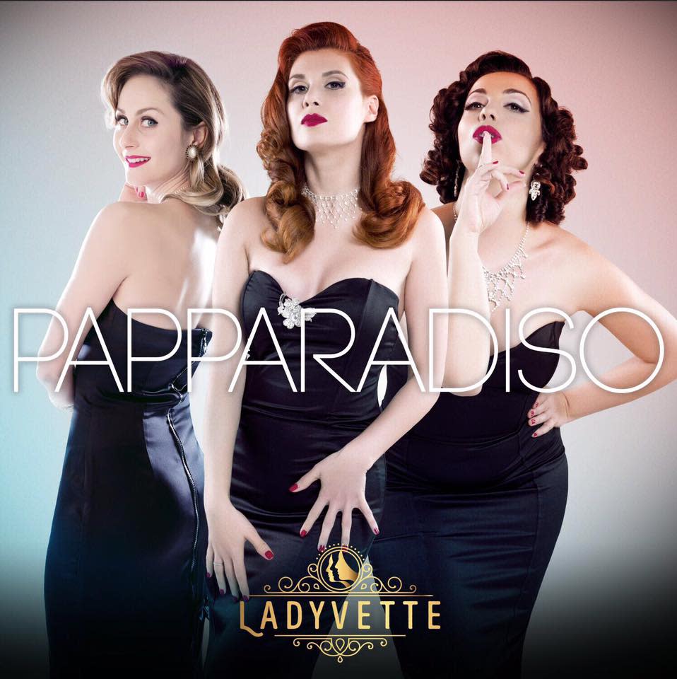 La copertina del singolo “Papparadiso” delle Ladyvette (Graphics @_zinco_ Dress @collectifclothing)