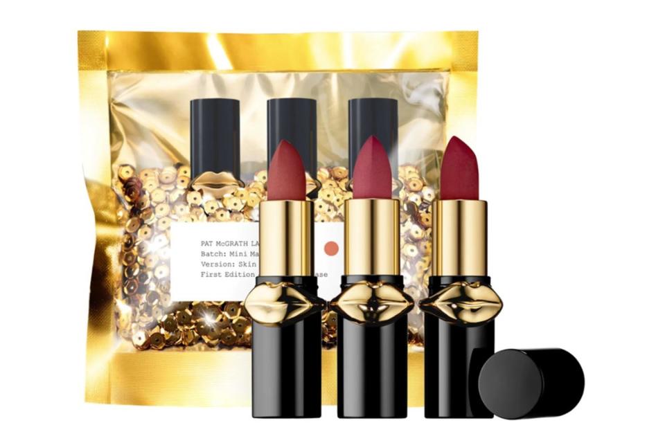 <strong><a href="https://www.sephora.com/product/lust-mini-mattetrance-lipstick-skin-show-trio-P434529" target="_blank" rel="noopener noreferrer">Get the&nbsp;Pat McGrath Labs Mini MatteTrance lipstick set for $25</a></strong>