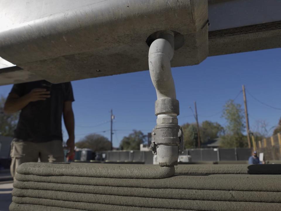 a home being printed