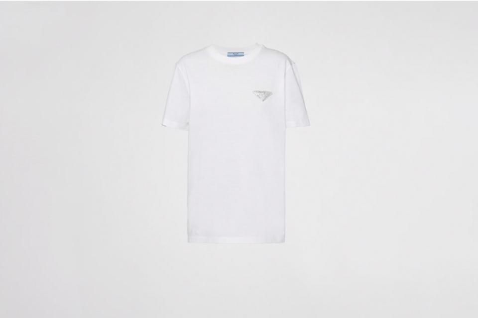 Prada Embroidered jersey T-shirt HK$ 8,950