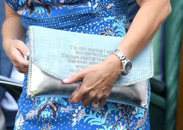 We can't believe we nearly missed Countess Sophie's VERY sassy clutch bag