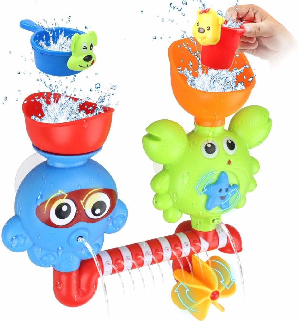 GOODLOGO Spin and Flow Waterfall Bath Toy